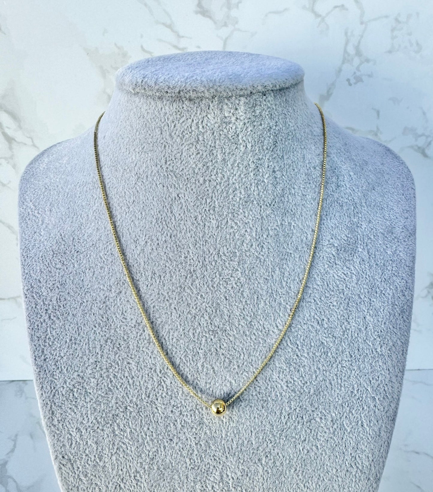 Gold Dot Necklace