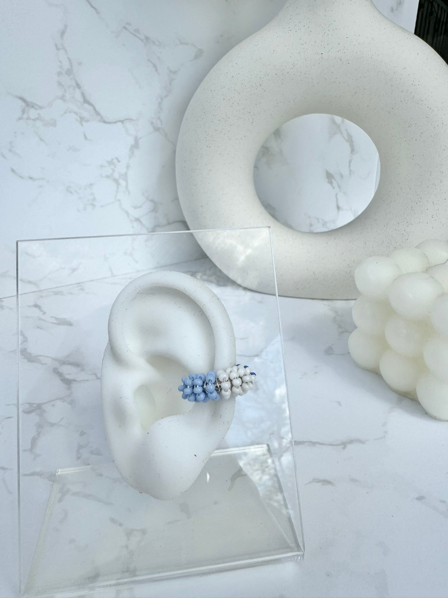 Blue Ear Cuff