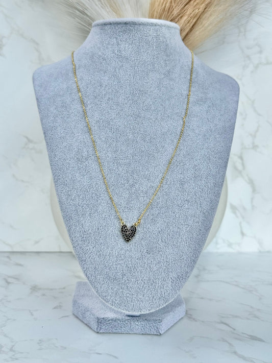 Gold & Black Necklace