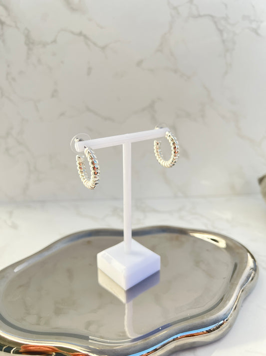 Silver Hoops Earrings